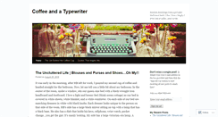 Desktop Screenshot of coffeeandatypewriter.com
